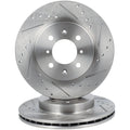 Front Drilled Slotted Brake Rotors for Honda Civic (1997–2001) Acura Integra