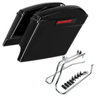 Stretched Hard Saddlebags & Conversion Bracket for Harley Softail Deluxe (1984–2017)