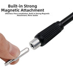 Bi-Directional Flexible Shaft for Standard Screwdriver Bits