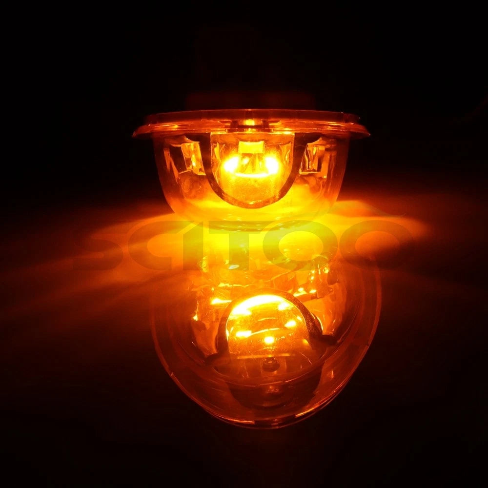 10x Amber 5LED Turn Signal Side Marker Lights for Freightliner Cascadia (2008–2014)