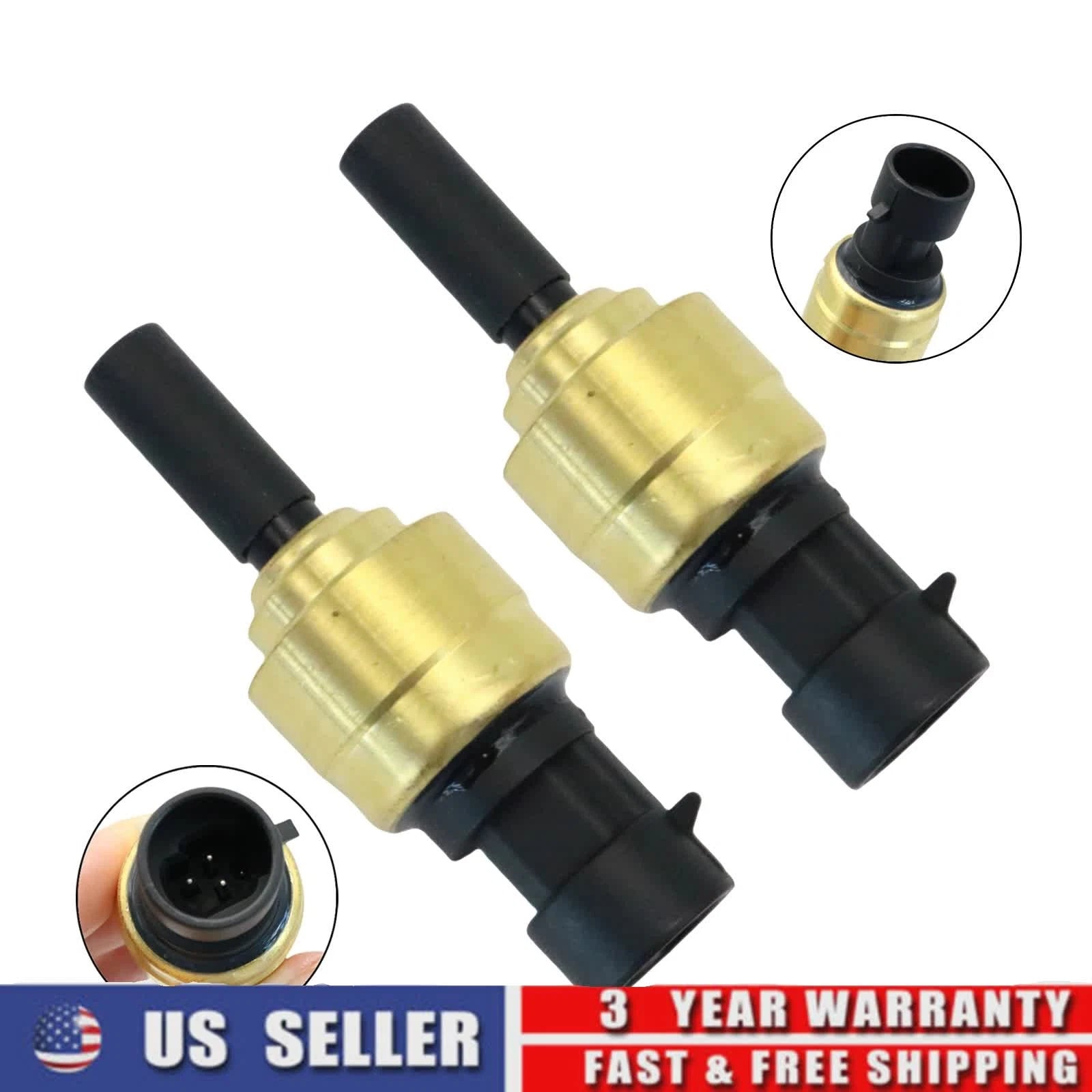 Set of 2 Pressure Sensors for Volvo Mack VT VN (20476992, 20824479, 64MT475M)