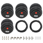 Set of 4 Air Spring Bags for Universal Applications (2600lbs, 1/2" NPT)