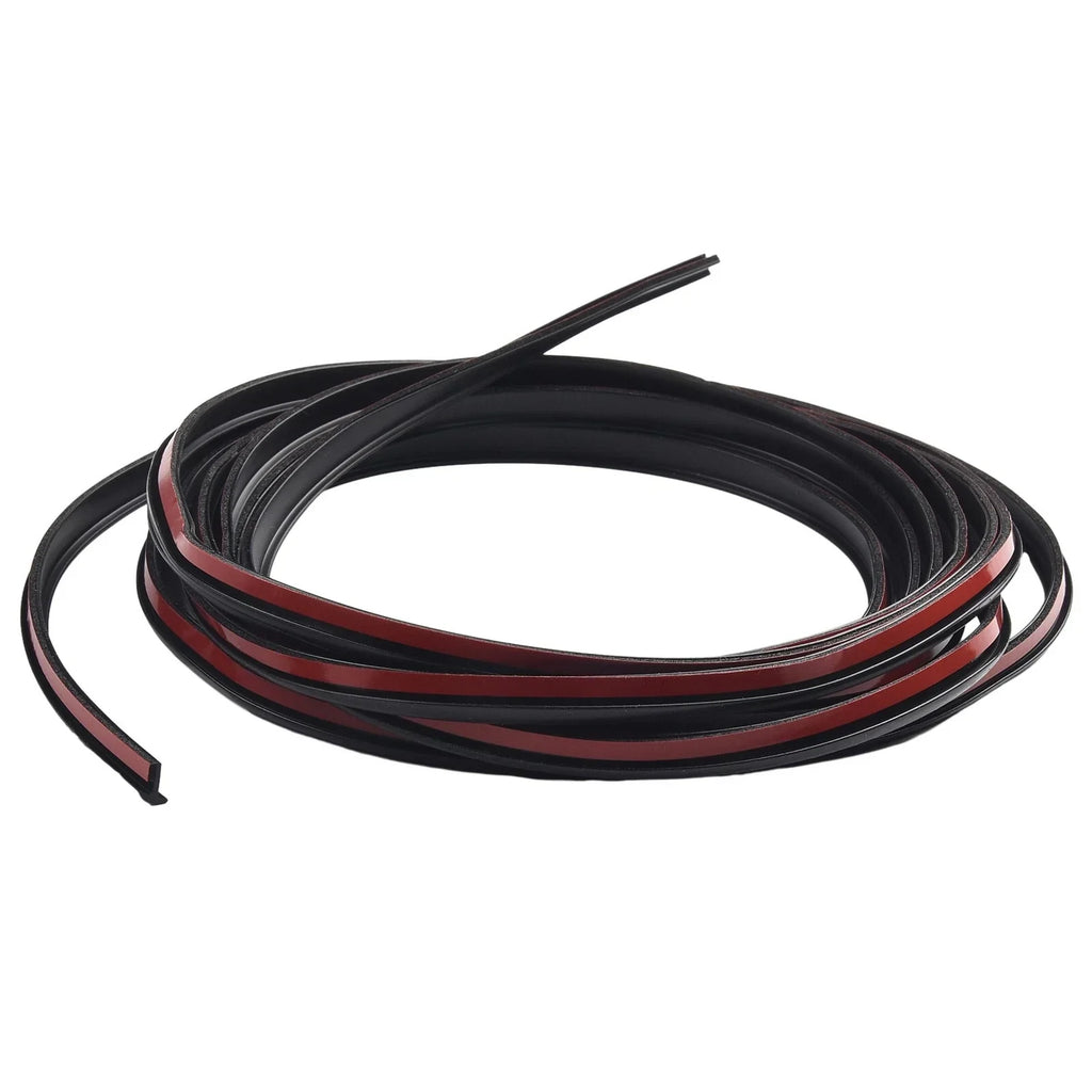 4M T-Shape Rubber Car Door Seal Strip Hood Trunk Edge Weatherstrip Trim