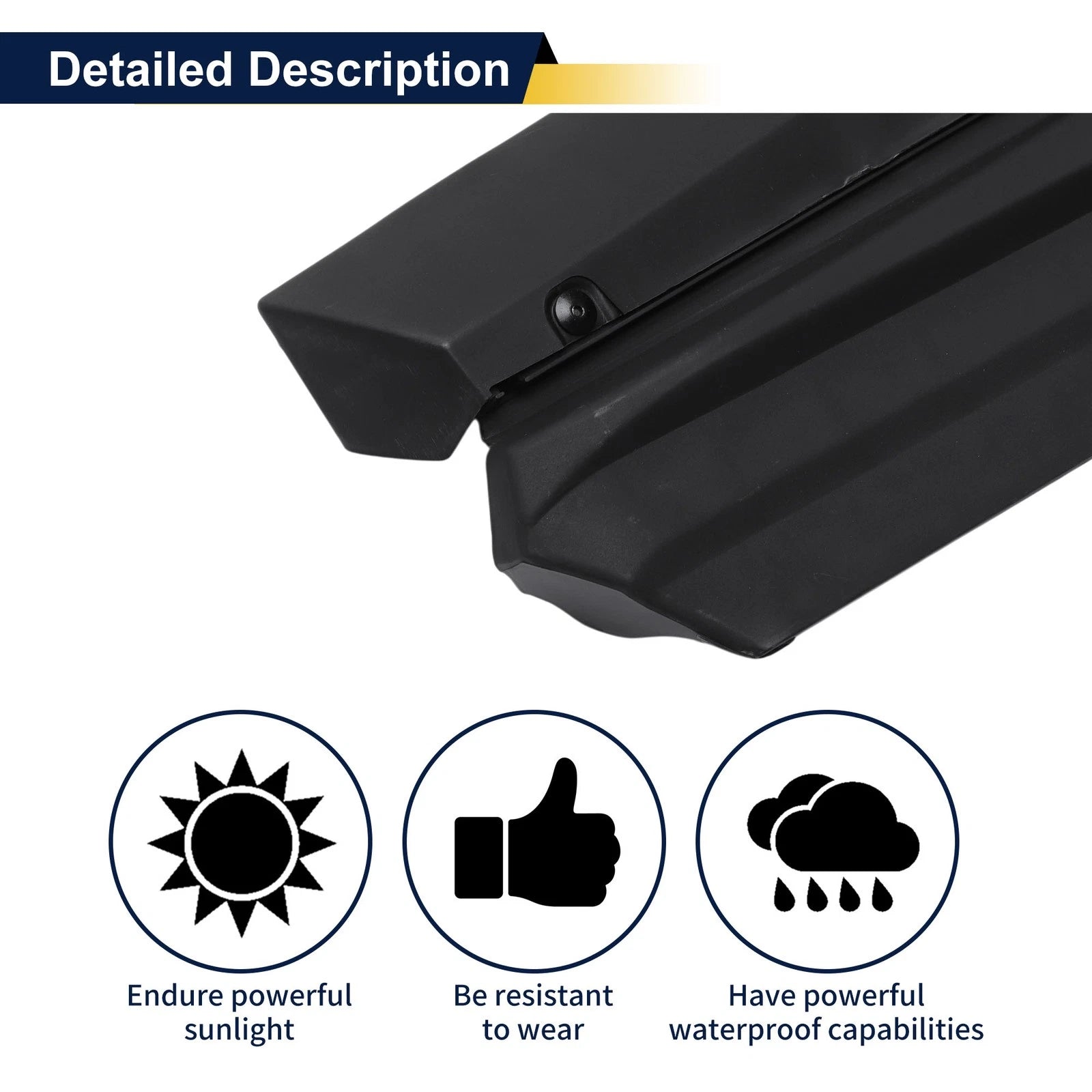 Door Side Lower Trim Front Left No. 7507478010 for Lexus NX (2015–2021)