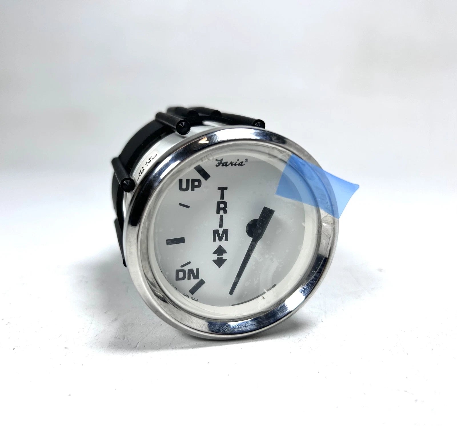 Faria GP7579A Up/Down Trim Gauge 2'' for (White & Chrome)