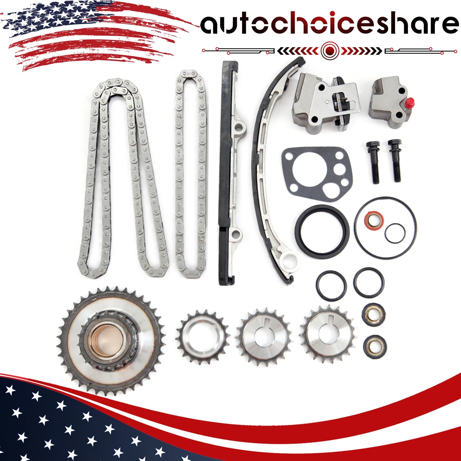 Timing Chain Kit for Nissan Altima Frontier Xterra 2.4L (1998–2004)
