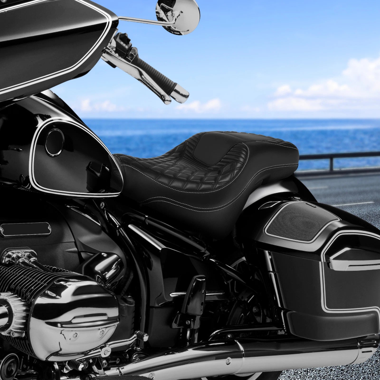 Rider Driver & Passenger Seat for BMW R18 B/R18 Transcontinental (2020–2024)