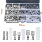 270 Piece Crimp Terminal Connectors for Electrical Wire (28, 48, 63mm)