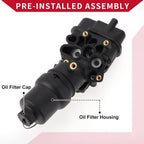 Engine Oil Cooler Filter Housing for Volkswagen Jetta (2006–2010) No. 06D115397K