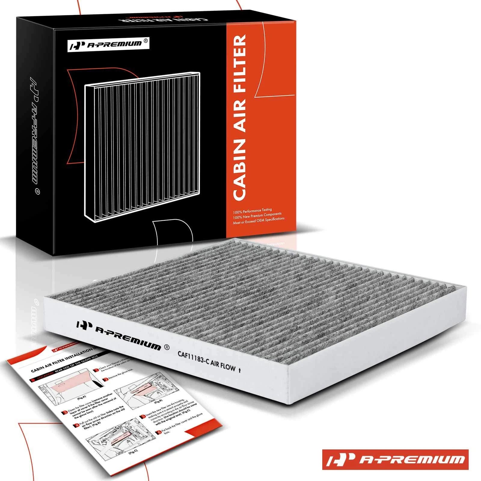 Activated Carbon Cabin Air Filter for Jeep Grand Cherokee (2011–2022)