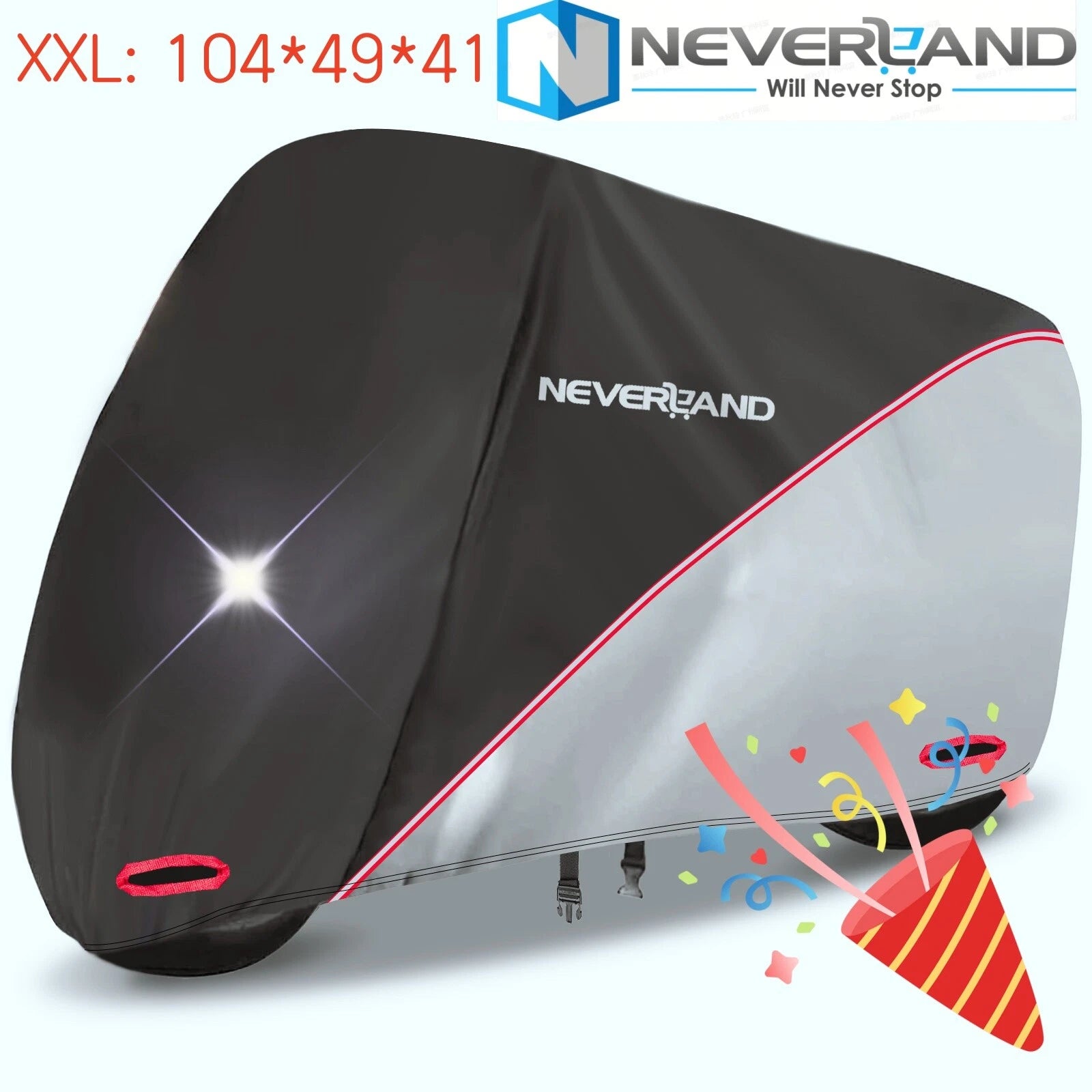 Motorbike Cover for NEVERLAND (Outdoor Waterproof UV Protection)