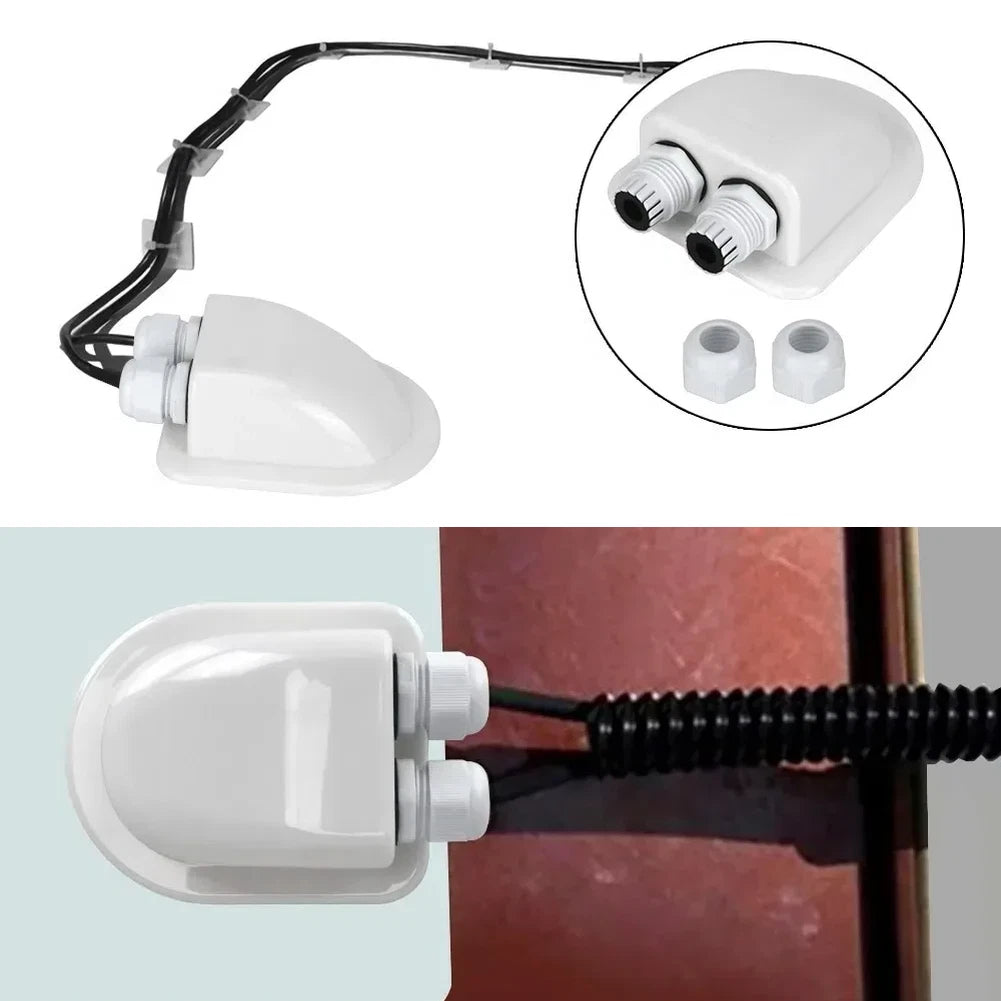 Double Hole Solar Junction Box for Marine and RV Systems