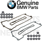 Set of 2 Valve Cover Gaskets & 22 Seals for BMW E31 E38 E39 (1990–2003)