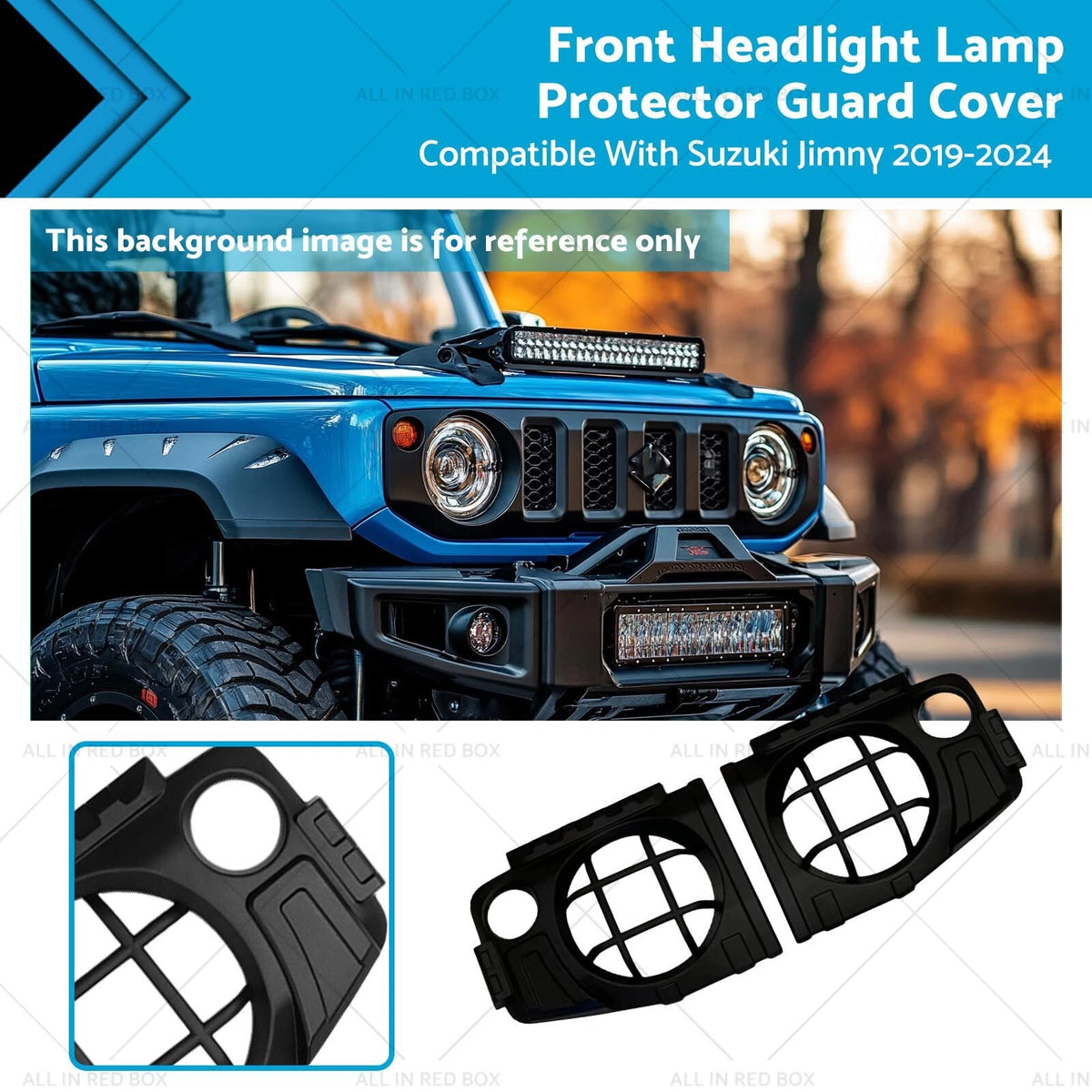 Front Headlight Lamp Protector Guard for Suzuki Jimny (2019–2024)