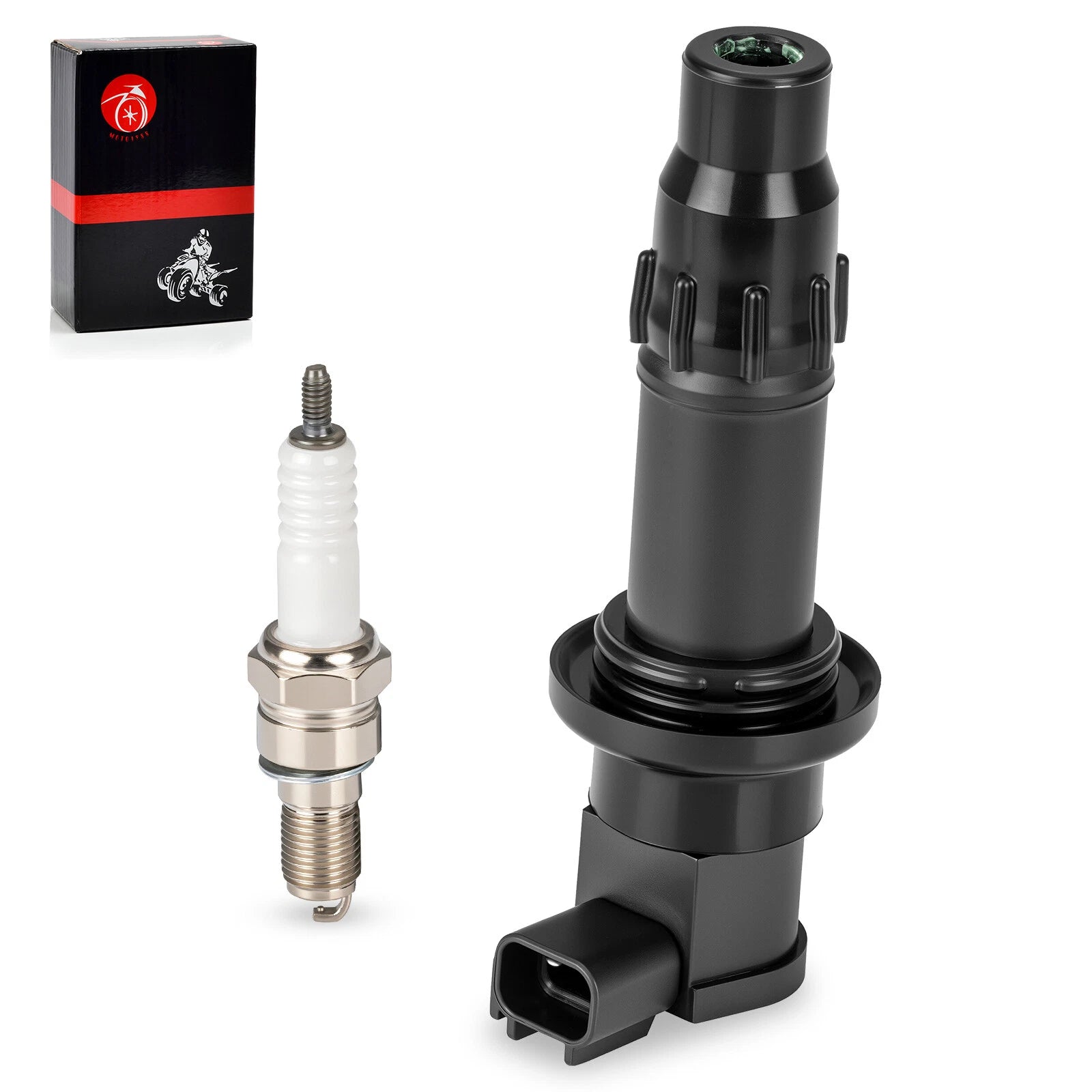 Iridium Spark Plug Ignition Stick Coil for Honda CRF250R (2004), CRF250X (2004–2017)