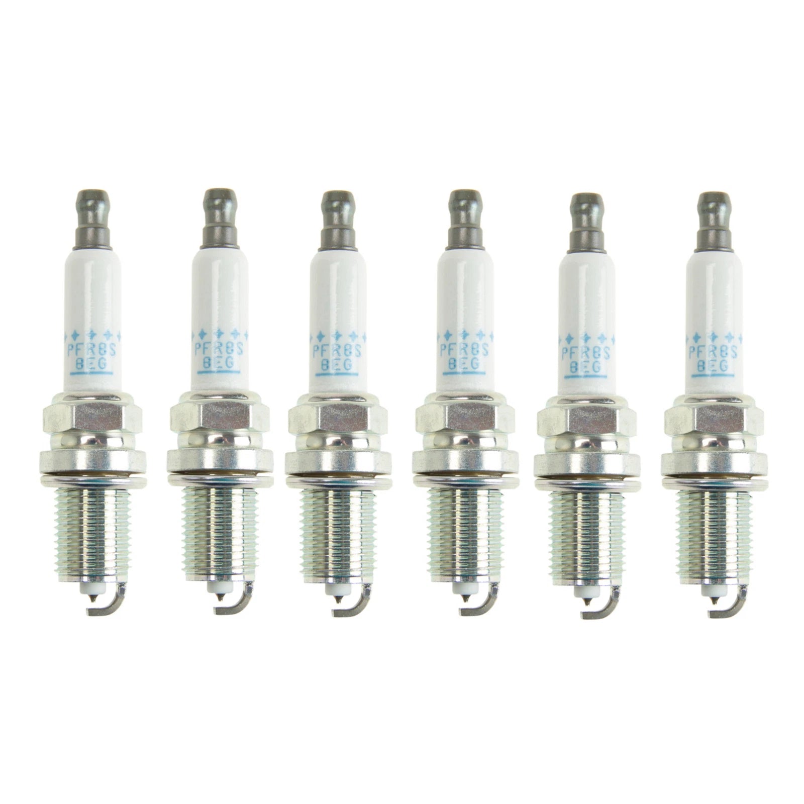 Set of 6 NGK Laser Platinum Spark Plugs for Audi A6 Quattro (2005–2011)