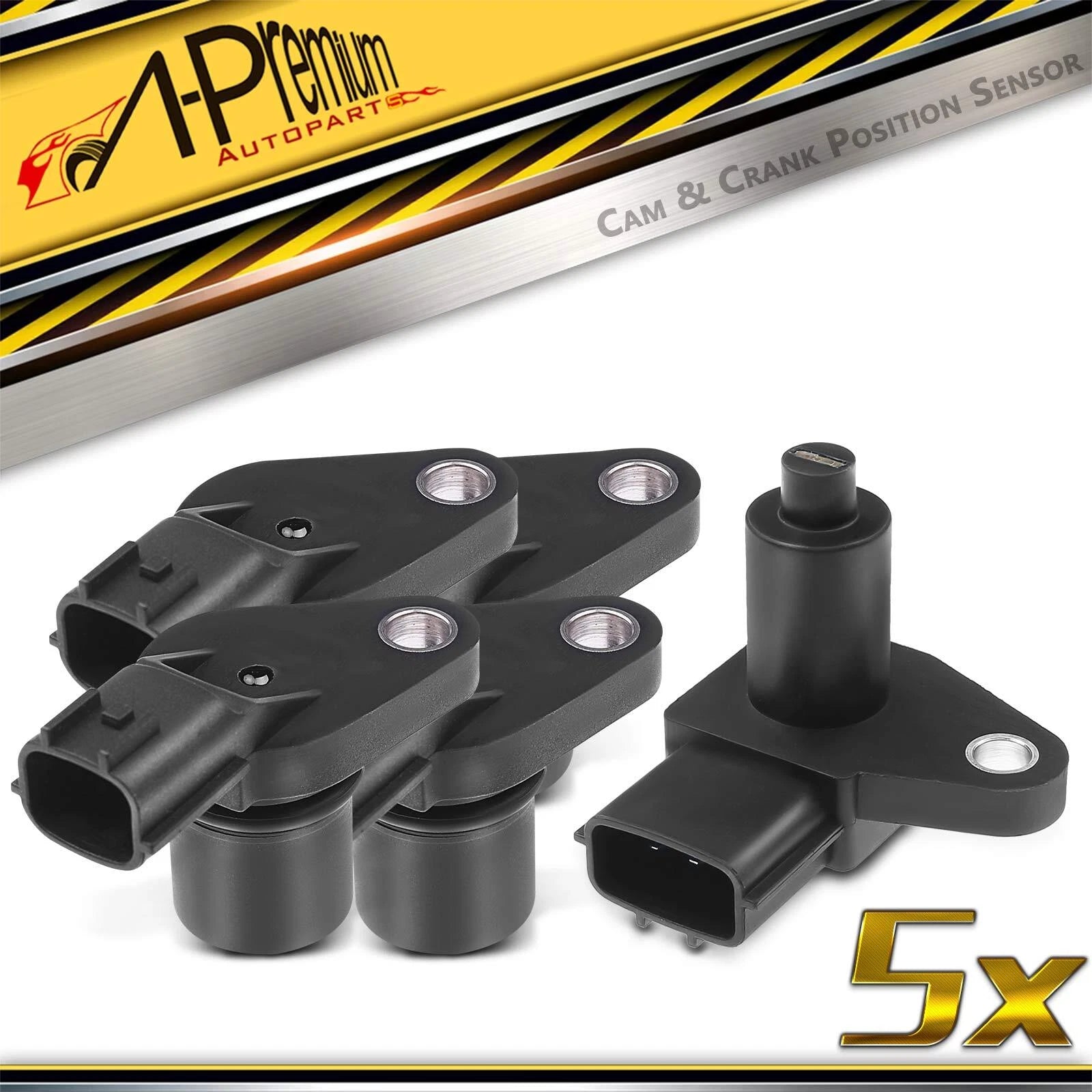 Set of 4 Camshaft & Crankshaft Position Sensors for Infiniti I30 Nissan Maxima (1995–2001)