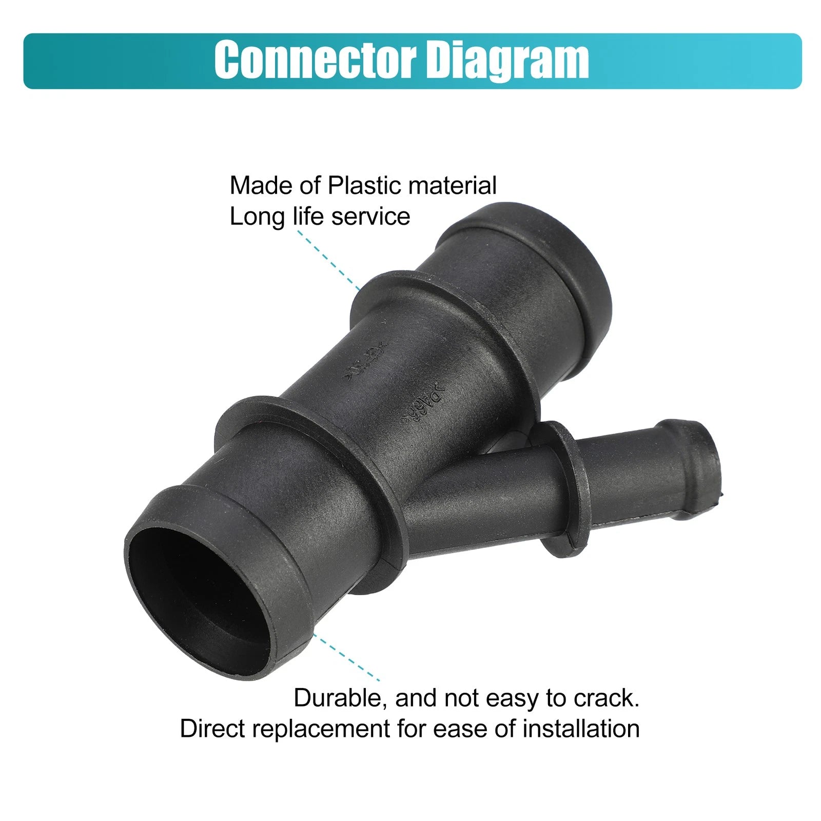 Engine Coolant Hose Connector No. 1C0121087E for Audi TT (2003–2006)