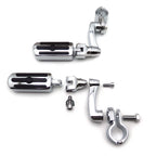 Footpegs for Harley Sportster (1.25", Groove Skull Highway)