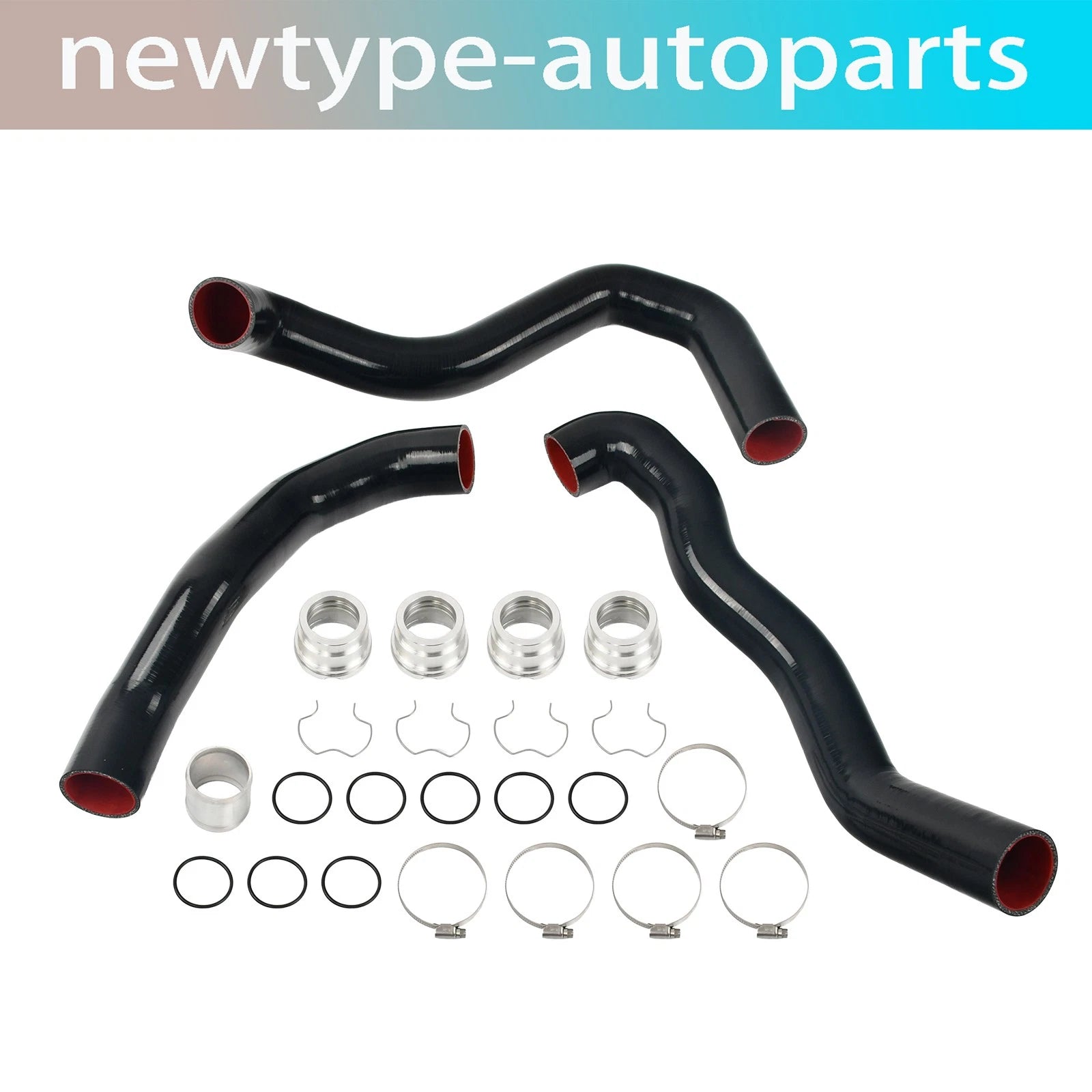 Silicone Coolant Hose Kit for Ford F-250 Super Duty (2008–2010) 6.4L