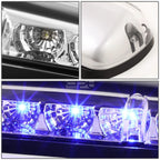 3Pcs Blue LED Cab Roof Running Light for Silverado Sierra (2002–2007)