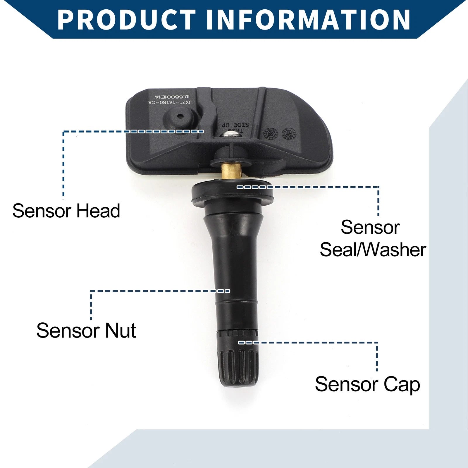Tire Pressure Sensor No.JX7T1A180CA for Ford Explorer, Lincoln Aviator (2020)