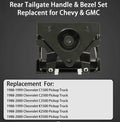 Metal Tailgate Handle Set for Chevrolet C/K 1500 2500 3500 (1988–2000)