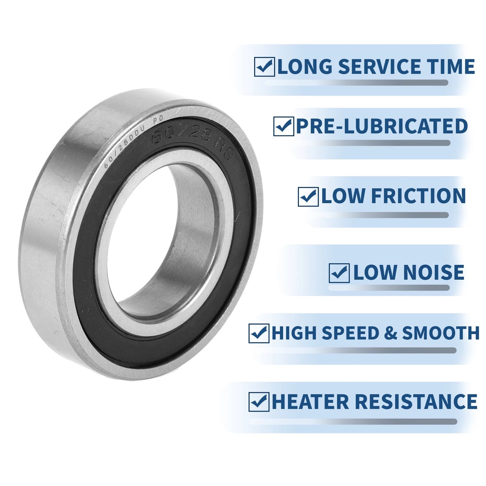 Deep Groove Ball Bearing 28x52x12mm for Scooter Skateboard (P0)