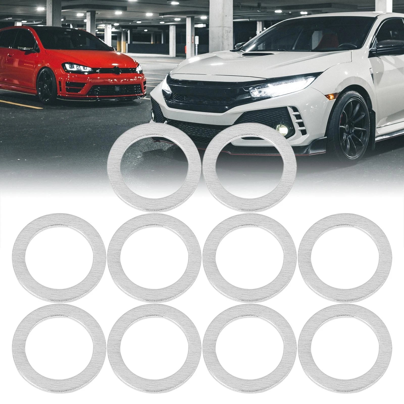 10pcs Oil Drain Plug Gaskets for Hyundai (21513-23001)