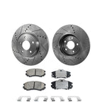 Front Brake Disc Rotors and Pads Kit for Hyundai Sonata (2005–2010)