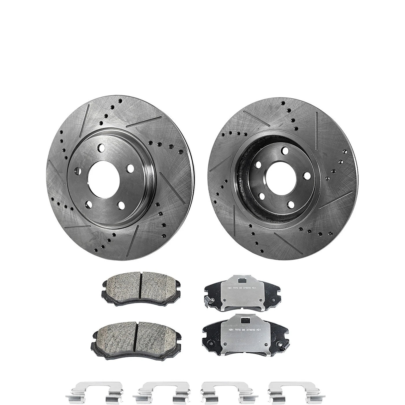 Front Brake Disc Rotors and Pads Kit for Hyundai Sonata (2005–2010)