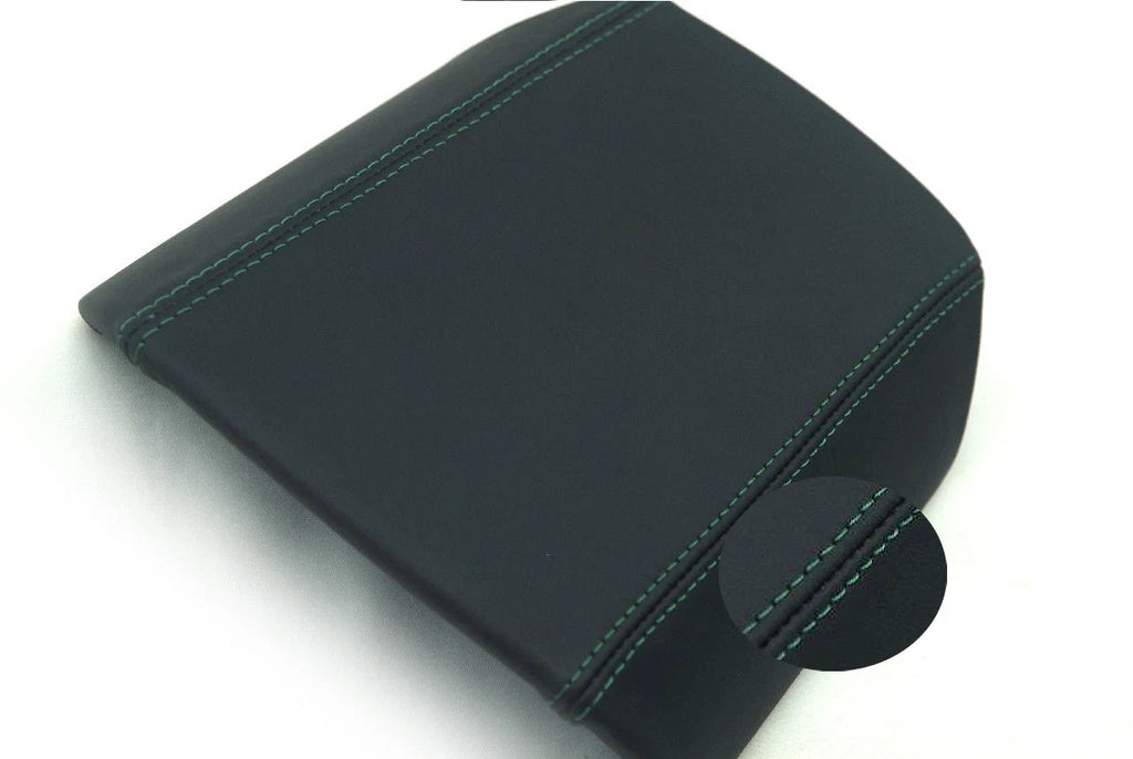 Center Console Armrest Cover for Camaro (2010–2015) Green Stitch