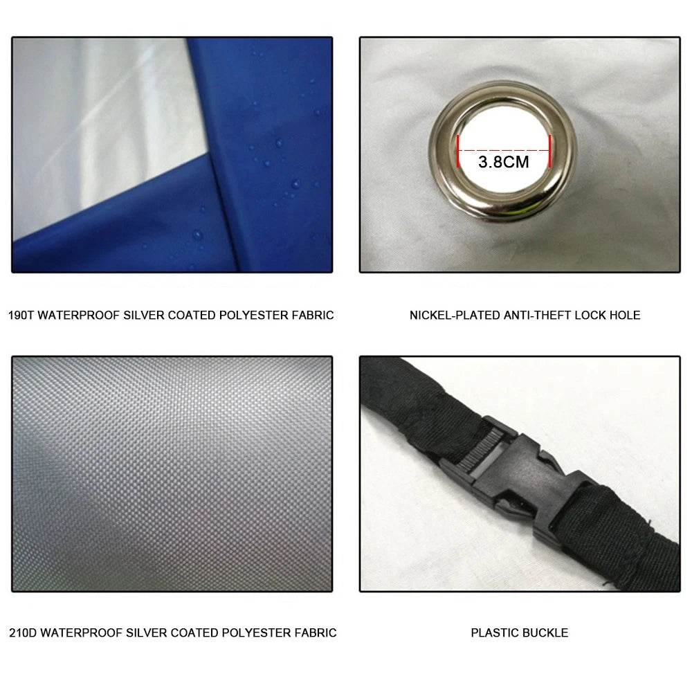 4XL Waterproof Motorcycle Cover for Harley-Davidson Electra Glide