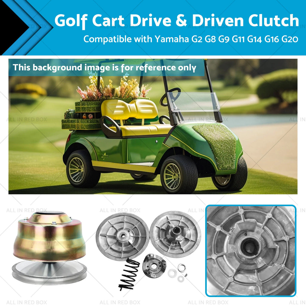 Drive & Driven Clutch for Yamaha Golf Cart G2 G8 G9 G11 G14 G16 G20