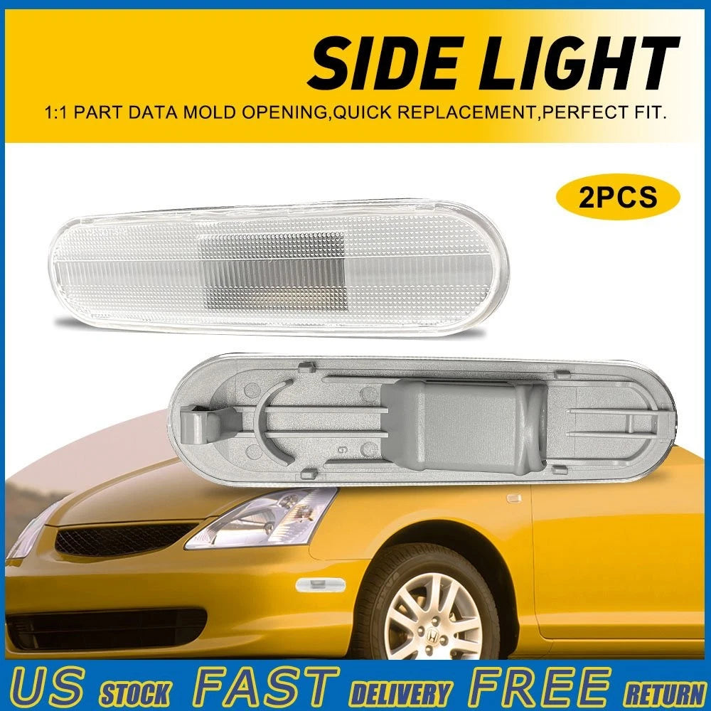 Side Marker Lights Case Housing for Honda Civic Si EP3 (2002–2005)