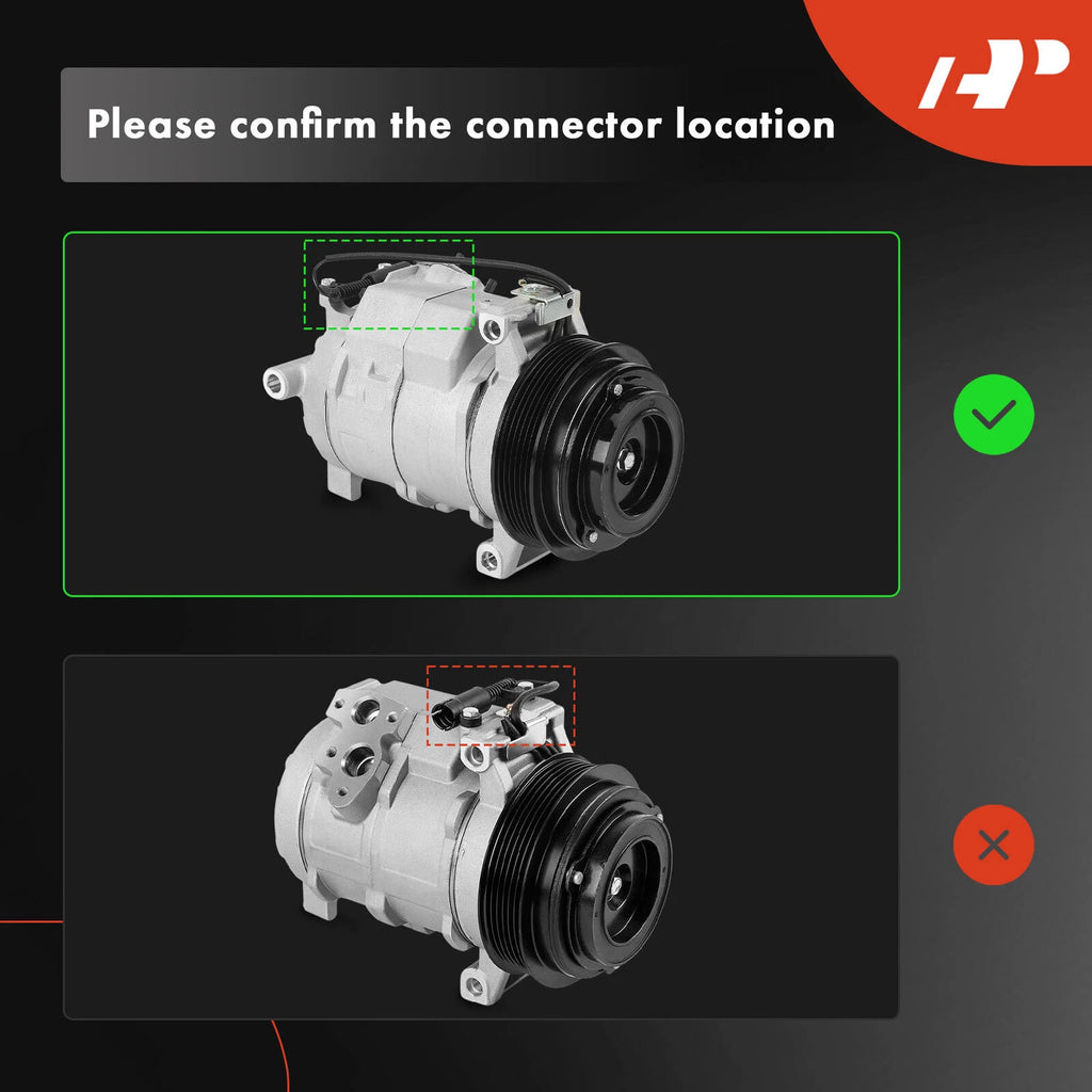 A/C Compressor with Clutch for Mercedes-Benz Sprinter 2500 3500 (2007-2018)