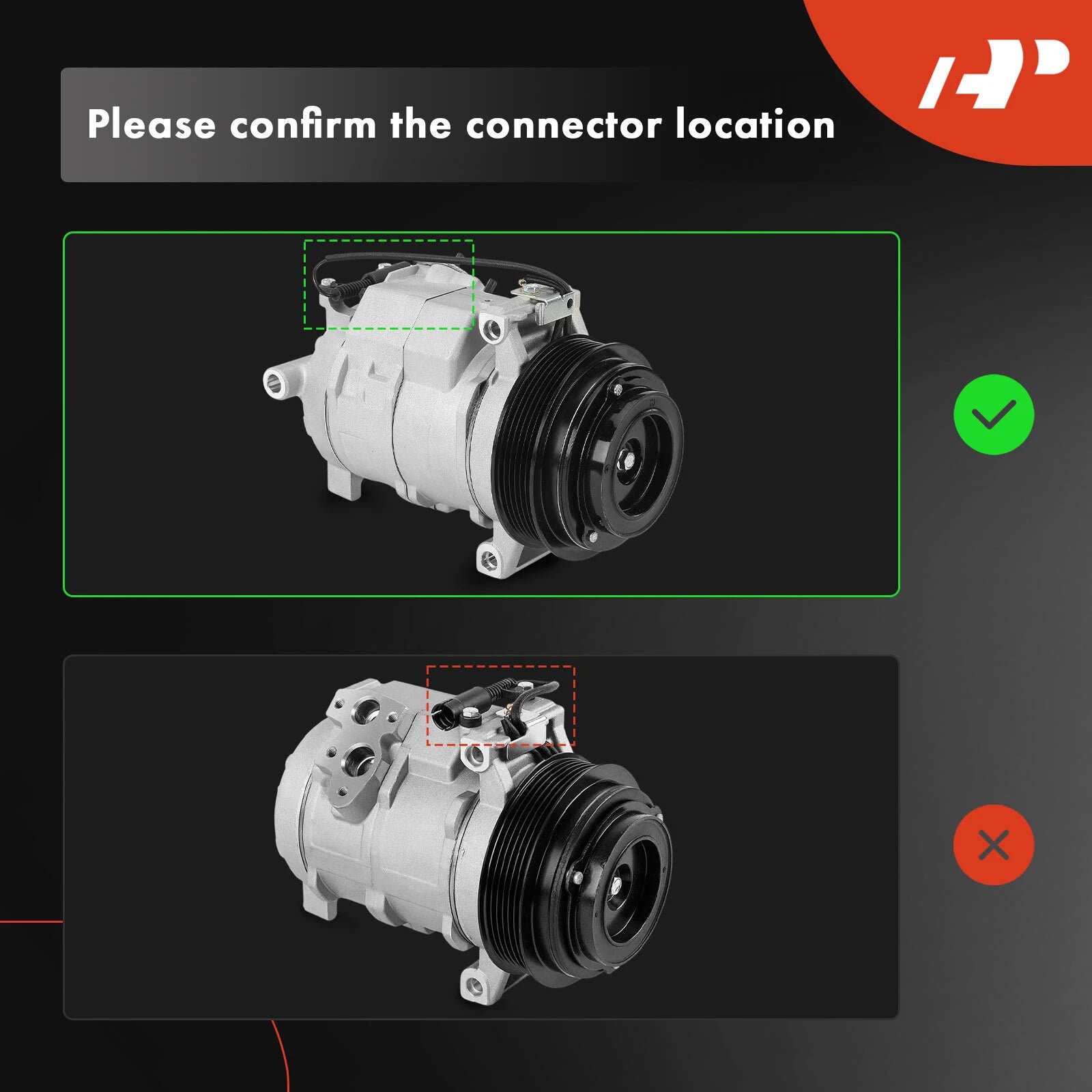 A/C Compressor with Clutch for Mercedes-Benz Sprinter 2500 3500 (2007-2018)