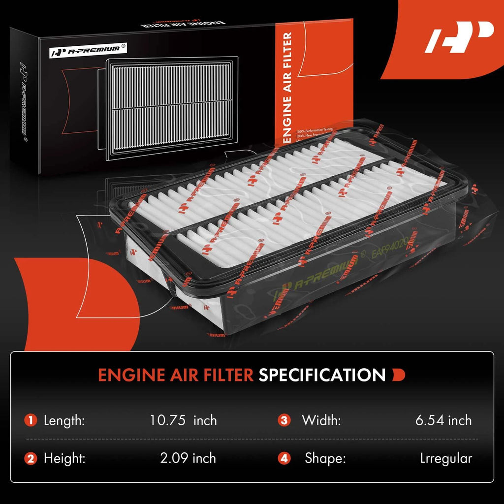 2X Engine Air Filter for Jeep TJ Wrangler (2003–2006) KJ Liberty (2002–2005)