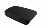 Armrest Cover for Acura TSX (2009–2014) - Leather, Red Stitch