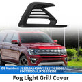Fog Light Grill No.JL1Z15A245AA for Ford Expedition (2018–2021) Black ABS