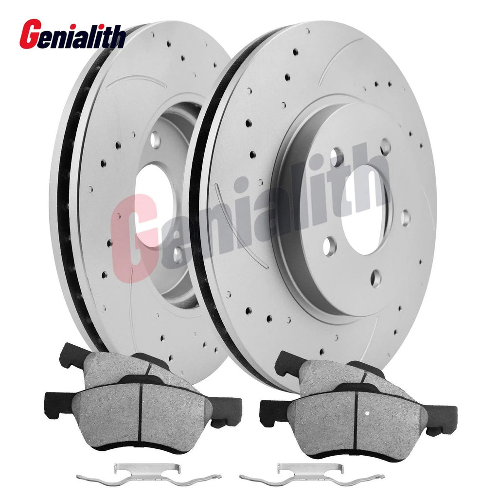 Front Drilled Rotors & Brake Pads for Ford Escape (2005–2010)