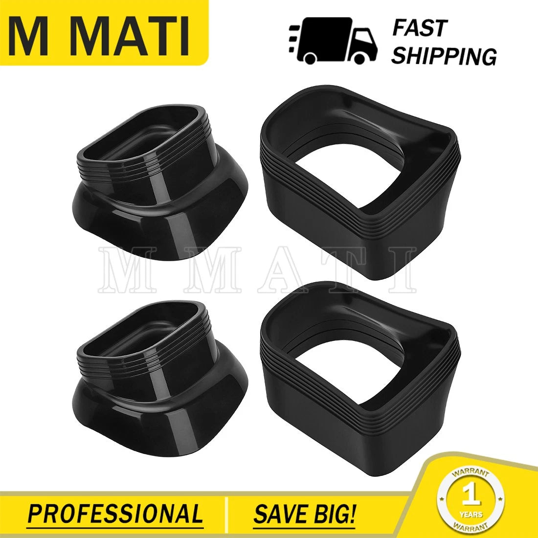 Air Direct Intake Tube Duct Rubber Boots for Suzuki GSXR600 (1997–2000) GSXR750 (1996–1999)