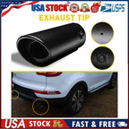 Stainless Steel Exhaust Pipe Tail Muffler Tip for Car (Universal Fit)
