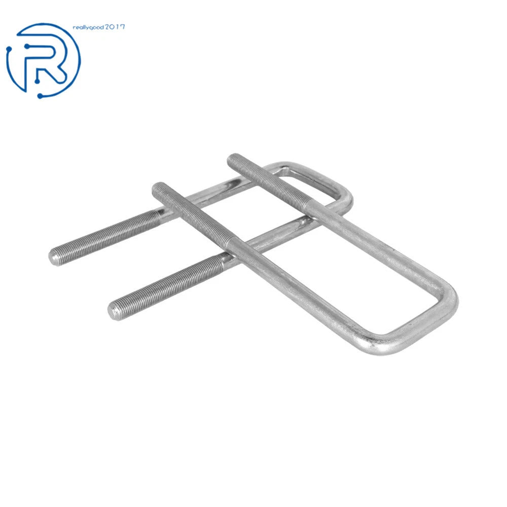 Set of 4 Square U-Bolts for Chevy Silverado (1988-2019)