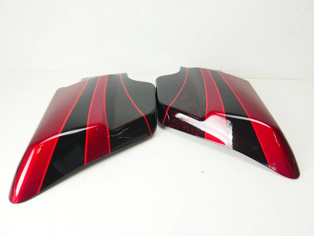 Side Covers for Harley Davidson CVO Street Glide Special (2009–2021) - Rio Red/Black Ember