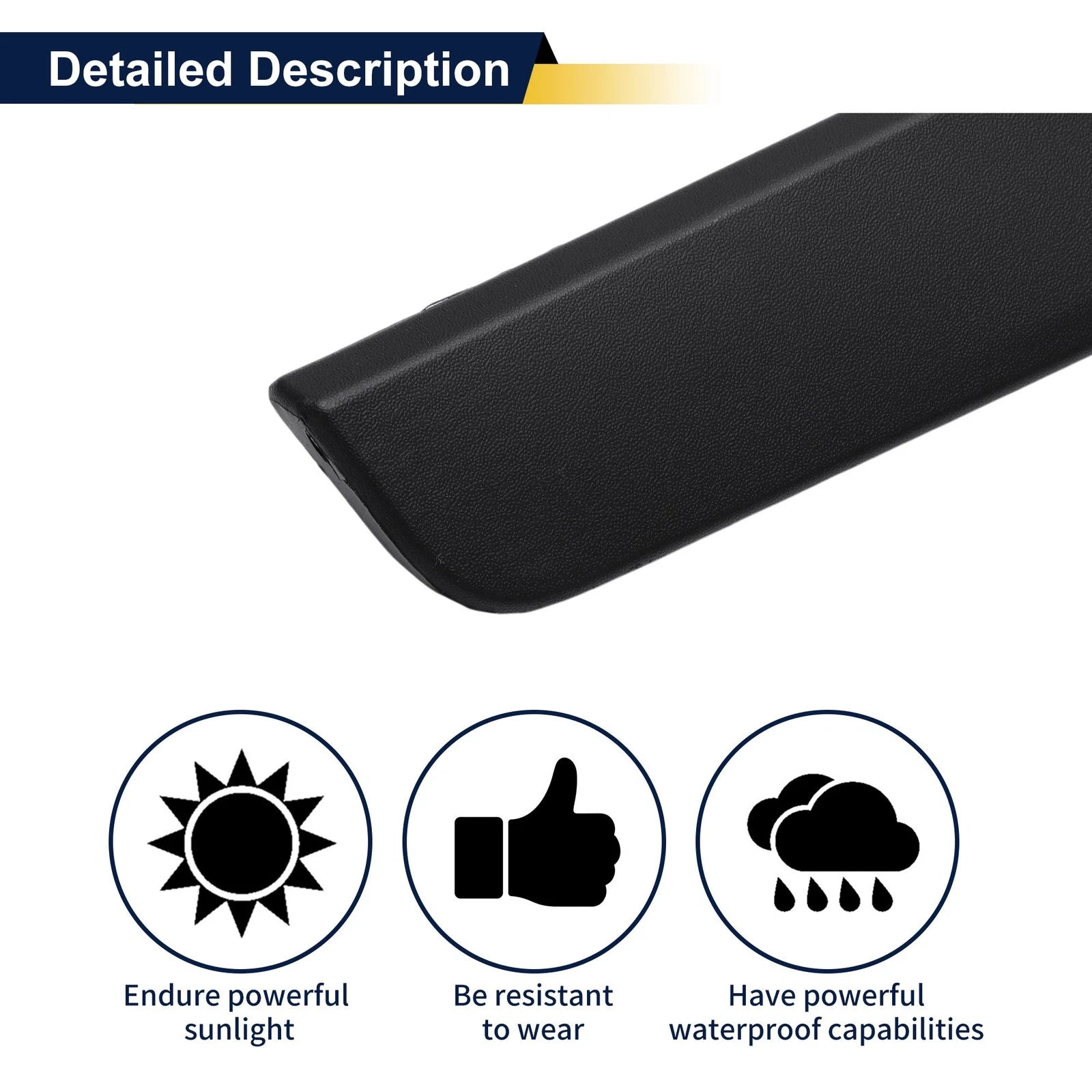 Front Left Door Side Lower Trim No. 808774BA0A for Nissan Rogue (2017–2020)