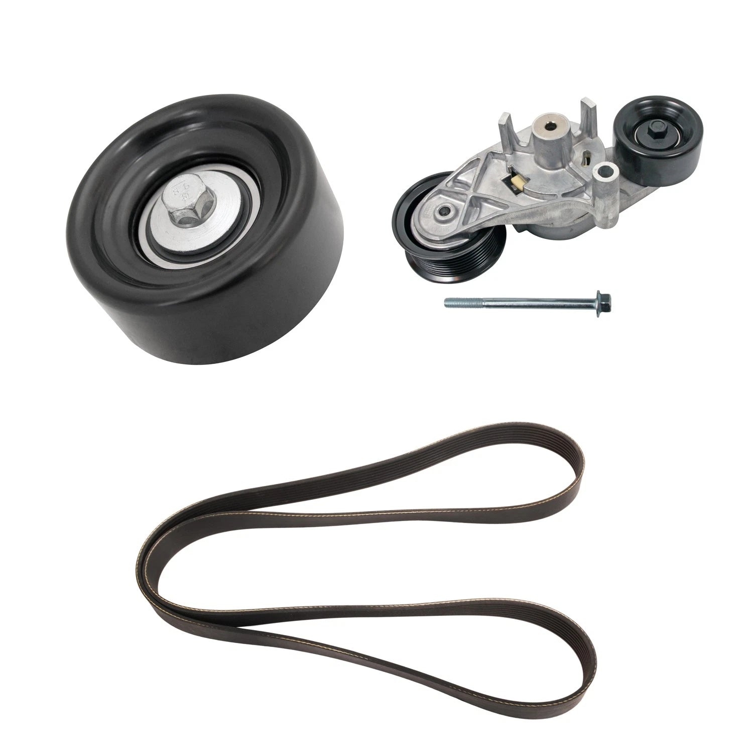 Drive Belt Idler Pulley Tensioner Kit for F-350 Super Duty (2003–2007)