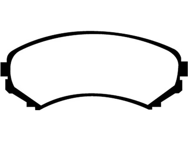 Front Brake Pad Set for Mazda MPV (1992–1993) VN725ZW