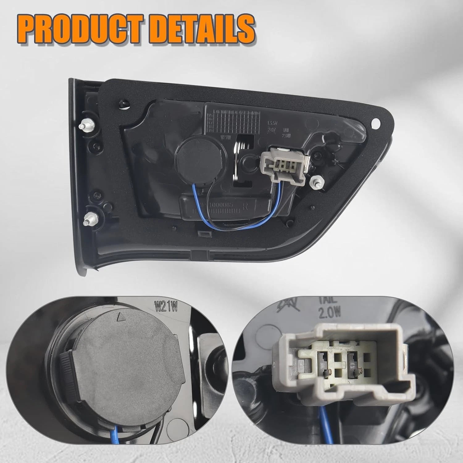 Inner Halogen Tail Light for Jeep Compass (2017–2026) Right Passenger