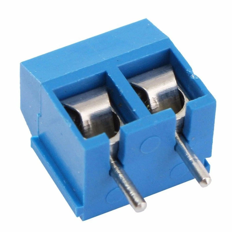 40pcs 2-Pin Screw Terminal Block Connector for Panel PCB Mount (300V)